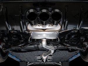 Honda Civic Type R Performance Exhaust - AWE Tuning - Cat Back Touring - Triple Diamond Black - `23-`27
